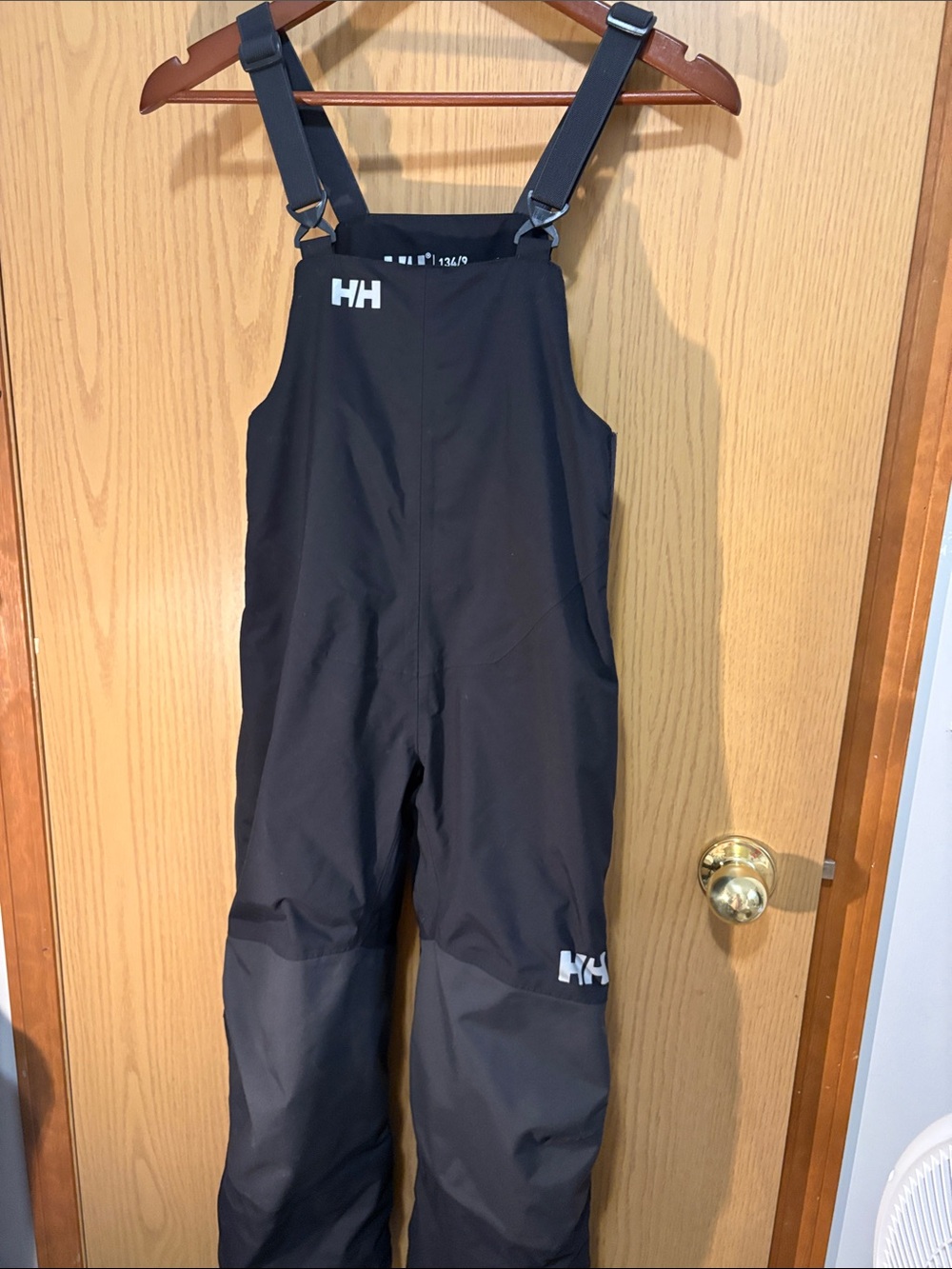 Helly Hansen Black Kids Waterproof Snow Bib Overalls